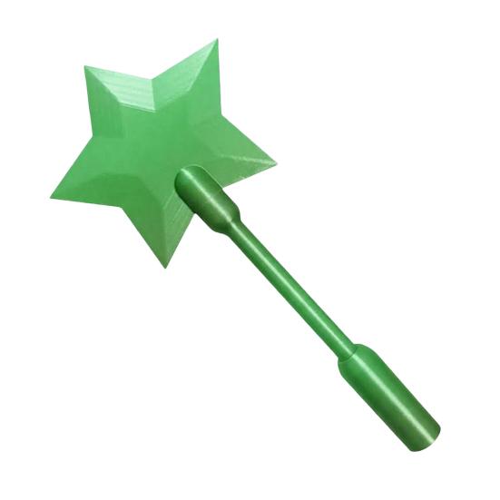 14-Inch 3D Printed Tap to Pay Star Wand Contactless Payment Universal NFC Credit Card Holder Plastic Star Shape Wand Toy