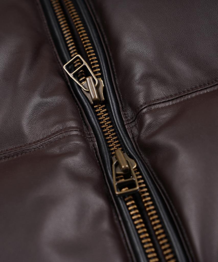 Frizmworks Snowdon Lambskin Down Jacket _ Brown