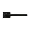 Door Handle Libya II Black-Gold Rectangular Plate Modern