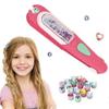 Perlenmaschinen-Spielzeugset Glitzer-Diamant-Styling-Werkzeuge Haar-Edelstein-Styling-Set