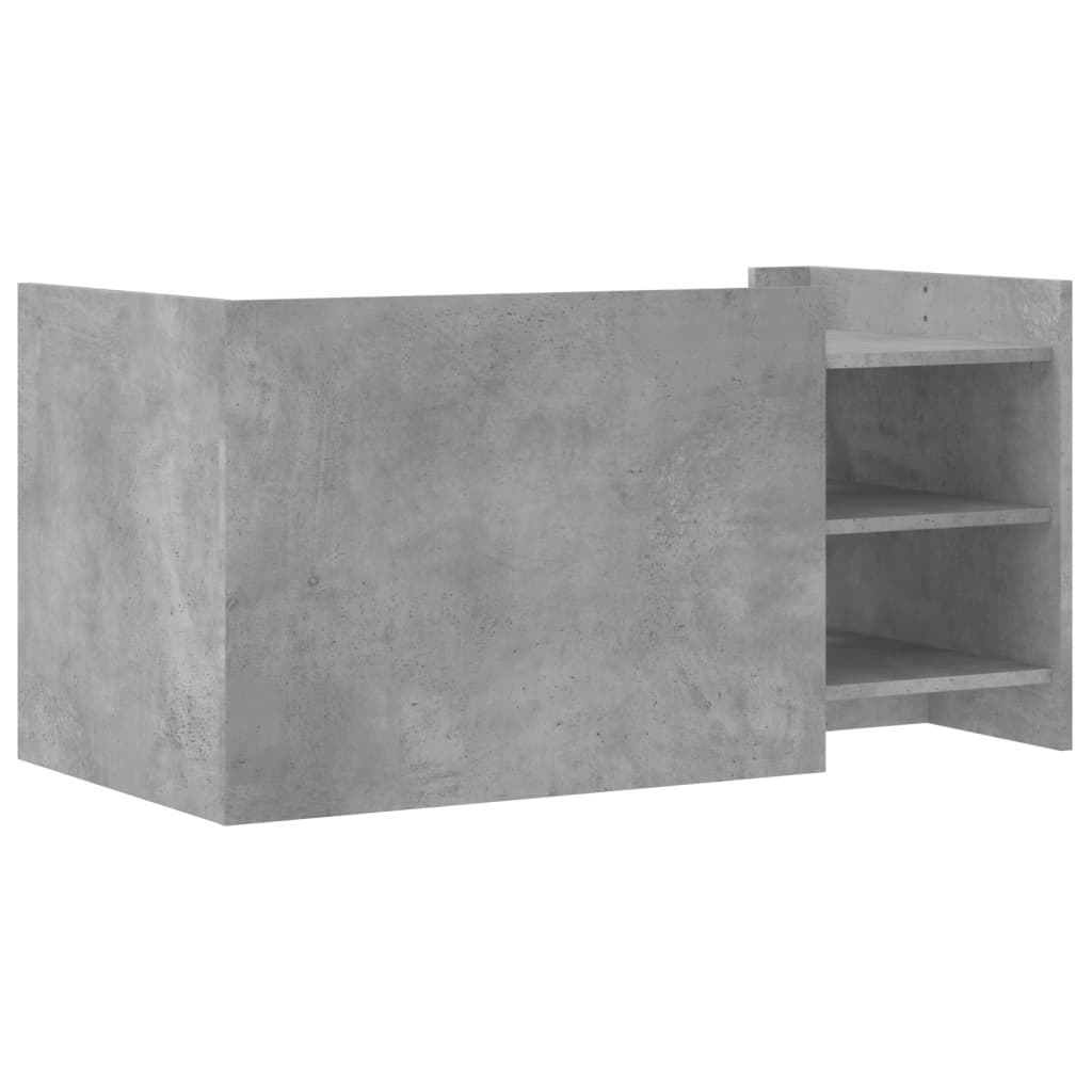  Coffee Table, Concrete Grey, 100x50x50 Cm