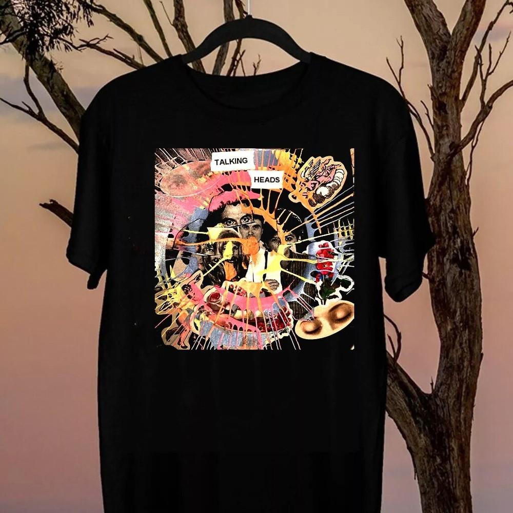 Hot Trend Talking Heads Art Band Black Shirt Size S To 5XL Unisex T-Shirt S