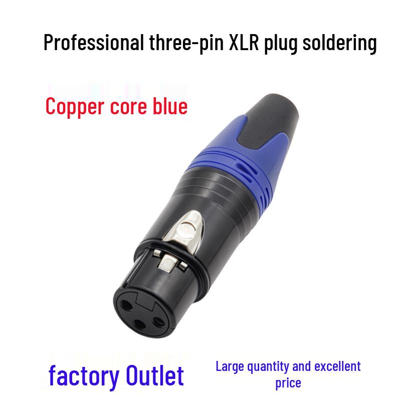3-Pin XLR Male-Female Balanced Audio Cable for Microphone, Speaker, or Mixer