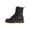 Dott. Stivali stringati con fibbia in pelle liscia Martens Quynn 'Nero' 25601001