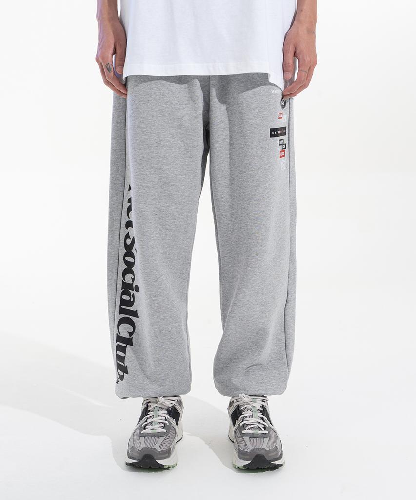 NET SOCIAL CLUB Telecom Logos Pants (Melange)