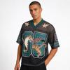 Trendy Brand Men'S T-Shirt American Retro Hip-Hop Letter Printing Mesh Casual Couple Sports Jersey Men And Women