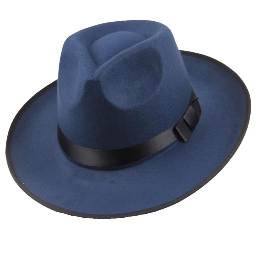 Unisex Wide Sun Hat - Fedora Travel Hat for Men and Women Vacation