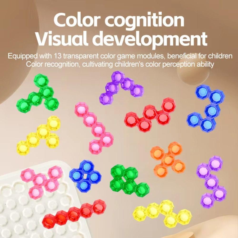 Plastics Slide Puzzle Board Game Colorful Puzzle Intelligence Toys Family Parent Child