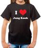 I Love Jung Kook Kids T-Shirt K Pop Singer Love Fan Tour Gig Music Dynamite