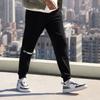 Li-Ning Solid Color Fleece Sports Pants Men bottoms Black AKLR849-1