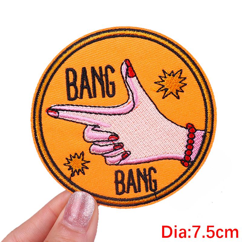 Cartoon /Band Aid Love Embroidery Patch Jeans Sewing Applique Iron On Patches For Clothing Rainbow Letter Patches On Clothes Diy 