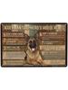 Vintage Metal Wall Sign Home Decor Tin Plaque Art