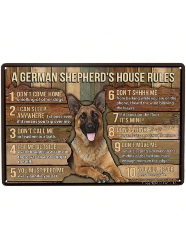 Vintage Metal Wall Sign Home Decor Tin Plaque Art