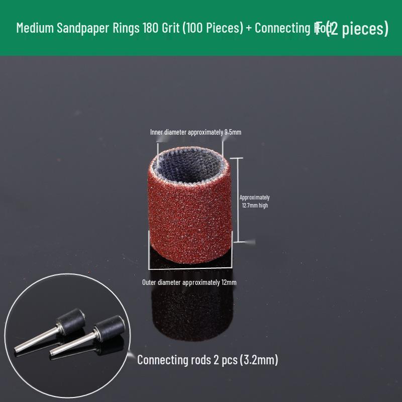 Electric Grinder Sanding Ring & Polishing Tool for Metal, Wood, and Rust Removal