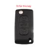 Silicone Car Key Case Remote Holder Key Cover Fob Shell For Peugeot 206 207 208 307 308 407 408 3008 Expert For Citroen C4 C5