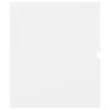 White Bathroom Vanity Cabinet 80 X 38.5 X 45 Cm Particleboard