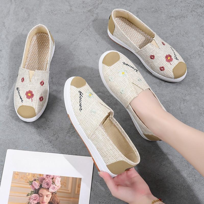 Versatile Cloth Shoes, Women's Shoes, Anti-slip Soft-soled Shoes, Casual Breathable and Durable Shoes