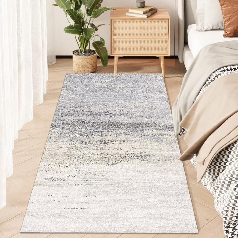 Modern Carpet for Bedside Soft Bedside Rugs Large Living Room Floor Mat Rectangular Balcony Mats Simple Room Decoration Runner