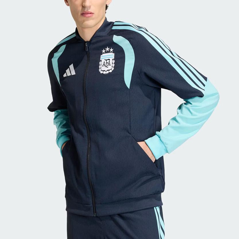 adidas Jackets Men's Blue Baseball Collar Moderate Other JY7023