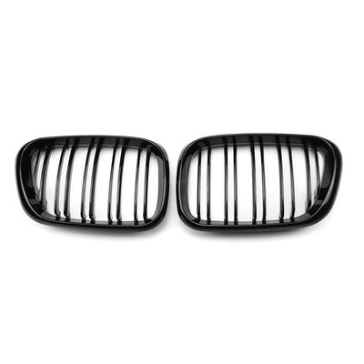 Predné mriežky nárazníka auta Kidney Racing Grill pre BMW X5 E53 Pre-LCI 1999 2000 2001 2002 2003 Dvojitá lišta Náhradná mriežka
