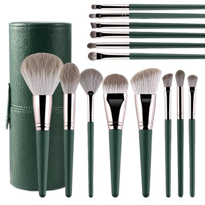 14Pcs Make-Up Pinsel Weichen, Flauschigen Make-Up-Tools Kosmetische Pulver Lidschatten Foundation Blush Blending Schönheit Make-Up Pinsel
