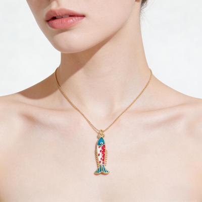 Europäische Luxus-Fischkette - Vielseitiger kleiner & großer Fischanhänger Schmuck