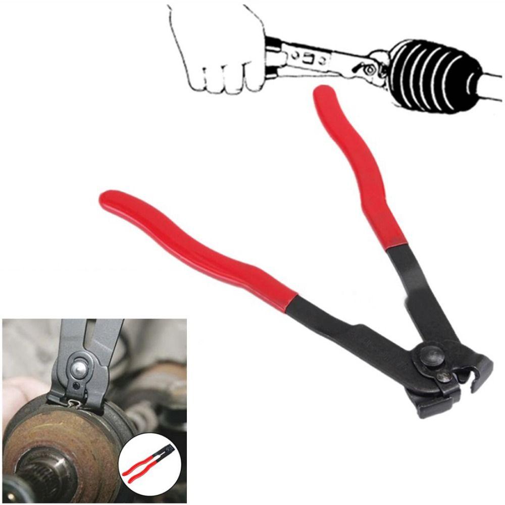 2Pcs with Cutter CV Joint Boot Clamp Pliers Hand Installer CV Boot Clamp Banding Tool  Car Repairs