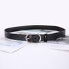 Genuine Leather Double Layer Belt For Women With Vintage Style And Small Pin Buckle For Dresses