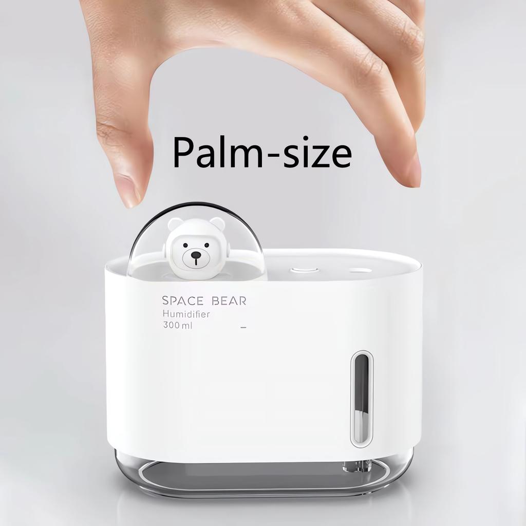 Nový vesmírný zvlhčovač vzduchu s barevným světlem a atmosférou, USB, stolní, ložnicový, do auta, přenosný, aromaterapeutický, kreativní, mlhový sprej