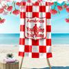 America De Cali Custom Name Print Beach Towel Large Soft Quick Dry Towel For Beach Camping Swimming