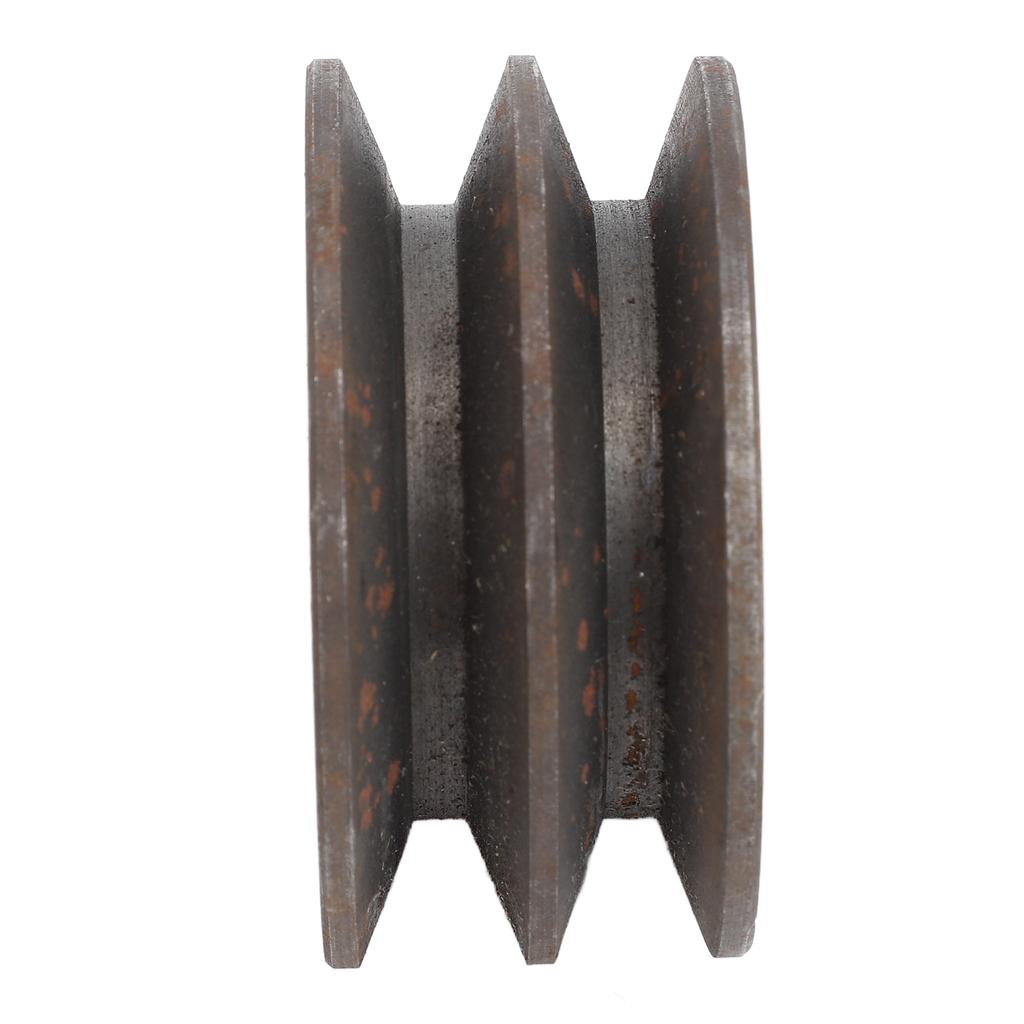 Motor Belt Pulley H Hole 12x17mm Double Groove Metal Belt Pulley for Brushed Brushless Direct