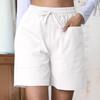 Trendy Women's Casual Drawstring  Elastic Waist Relaxed Straight Leg Shorts, Lightweight Breathable Summer Shorts for Daily Wear & Outings shorts
