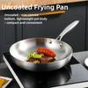 Tigaie din oțel inoxidabil 304 tigaie antiaderență oală pentru friptură vase de bucătărie neacoperite pentru aragaz și aragaz cu inducție