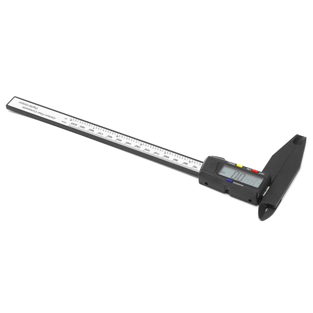 200mm Carbon Electric Digital Caliper Ruler with Large LCD Screen Metric Inch Conversion