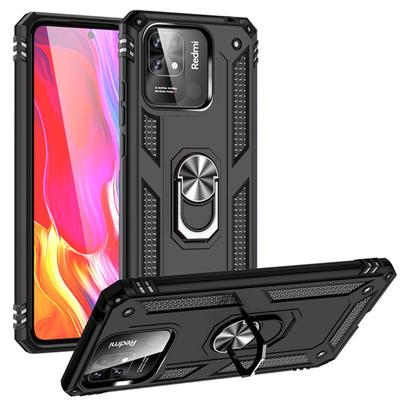 Custodia per xiaomi redmi 10c supporto per auto di lusso anello antiurto custodia per telefono armatura per redmi 10a 10c 10 ac redmi10a redmi10c copertura paraurti di grado militare