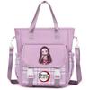 Demon Slayer Tote Bag Crossbody Bag Carrying Bag Shoulder Bag for Teenager Girl Boy Back To School Bag Men Women Leisure Travel Bag Mochila