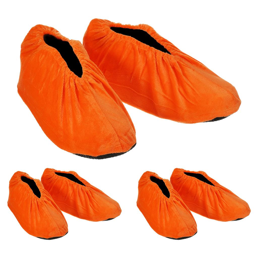 Shoe Covers 3/6/10 Pairs Reusable Non Slip Shoe Protector Covers Velvet Washable Soft Shoe Cover for Household Office