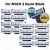 Klassischer manueller Bartrasierer Rasierklingen für Gillette Mach 3 Vintage Rasierer Edelstahl Herren 3-Lagen Rasierklingen