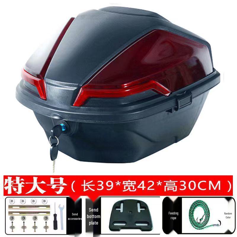 Universal Electric Vehicle Trunk & Storage Box for Motorcycles and Scooters