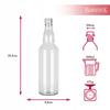 Butelka Monopolowa Monopol 500Ml + Zakrętka Butelki Szklane 0.5L Na Wódkę