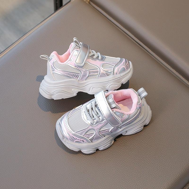 Girls' Sneakers 2025 Spring and Autumn New Children's Shoes Baby Boys' Casual Shoes Children's Lightweight Dad Shoes