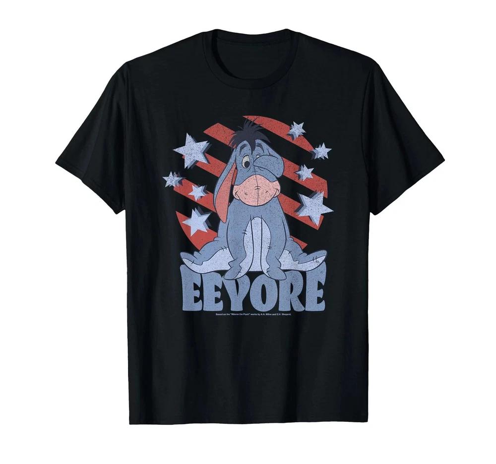 Winnie The Pooh Americana Eeyore Stars And Stripes TShirt S