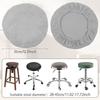 4Pcs Elastic Bar Stool Cover Fits 11 To 18 Inches Chair Washable Polyester Round Stool Cover for Home Cafe Office Restaurant