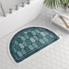 Pastoral Anti-slip Water-absorbing Cashmere-like Door Mat; Easy-to-Clean, Thick Shower Room Floor Mat.