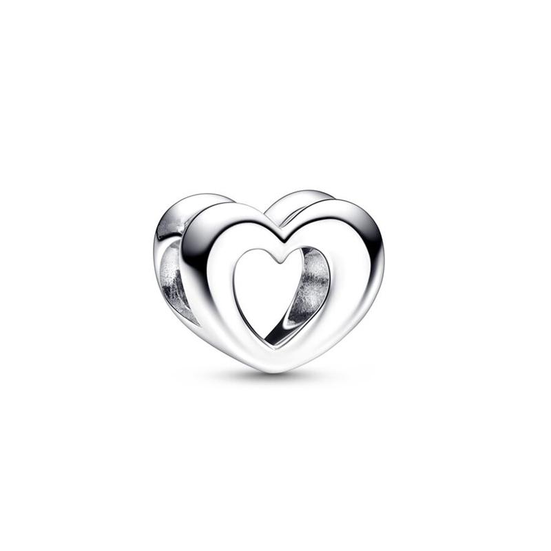 Diy Women Jewelry Gifts Sparkling Hearts Series Charms Leveled Hearts Openwork Mom&Heart Beads Fit Original Bracelet Accessories