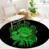 feid Round Area Rug,Carpet Rug for Living Room Bedroom Sofa Playroom Decor,Non-slip Floor Mat