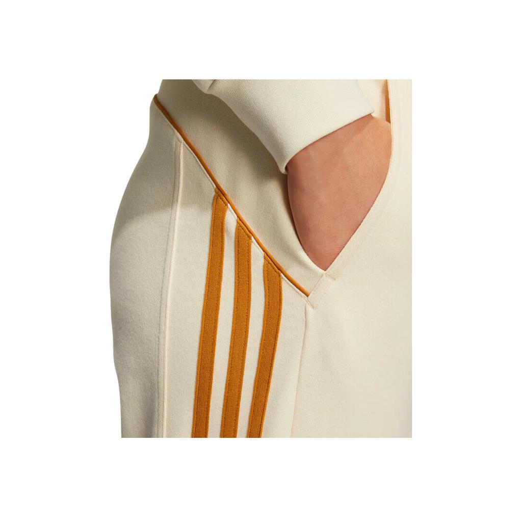 Adidas Neo Solid Color Patch Logo Elastic Waist Straight Leg Track Pants Women Bottoms White HZ2438