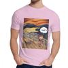 Man S T Shirt The Scream Arabic Version Soft Harajuku O Neck Retro T Shirt