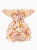 2026 Floral French Oil Painting One-Shoulder Backless Slimming Dress