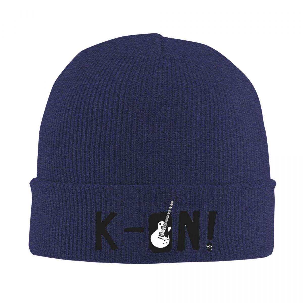 

K on Logo Warm Knitted Cap Fashion Bonnet Hat Autumn Winter Outdoor Beanies Hats for Men Women Adult One Size
